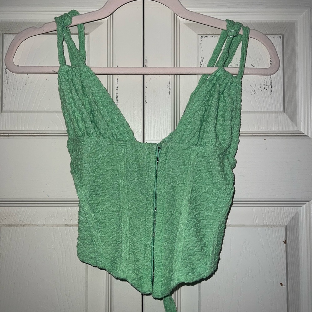Pretty little thing cropped corset top